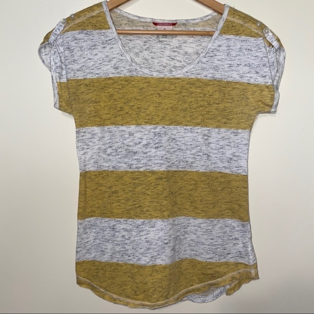 UnionBay Striped Tee Size Medium